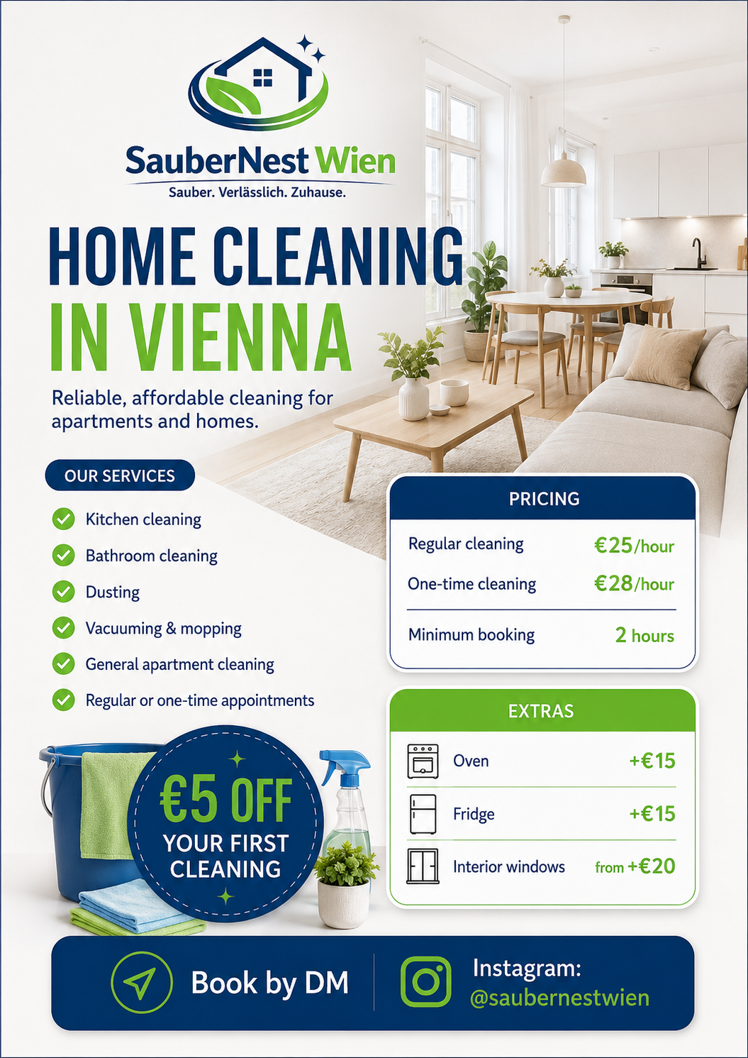 SauberNest Wien Reinigungsservice